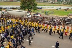 Gabon : le  Chef de l’État accueilli  comme un héros  après un séjour diplomatique aux États-Unis
