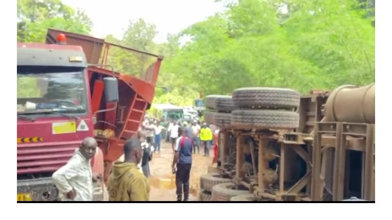 Accident sur l’axe Ndjolé-Bifoun&nbsp;: la route entièrement bloquée ce dimanche