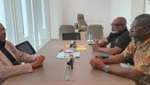 Michel Ongoundou Loundah reçoit les Souverainistes-Écologistes