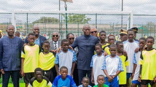 Tchibanga : des plateaux sportifs connectés pour la jeunesse