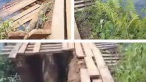 Meyokyé–Mebogho : le tronçon stratégique coupé, les populations en alerte