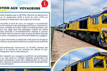 Setrag&nbsp;: encore un décès à bord du train, des interrogations persistent&nbsp;