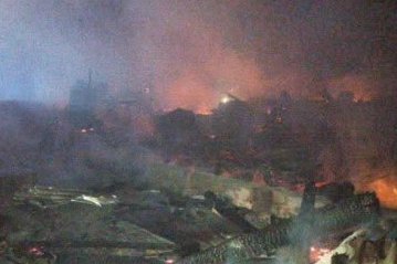 Port-Gentil&nbsp;: un incendie fait un mort et ravage deux commerces