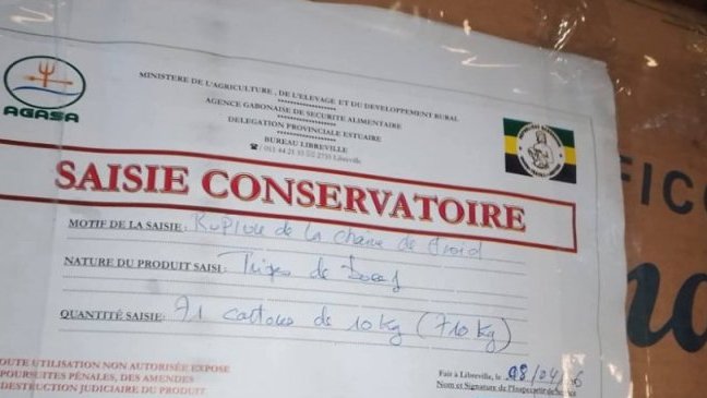 Libreville&nbsp;: l’AGASA saisit plus de 700 kg de produits impropres dans un entrepôt frigorifique
