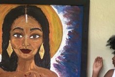 Gabon / Akanda&nbsp;: Le voyage enchanté d’UKA, entre toiles magiques et plume d’or